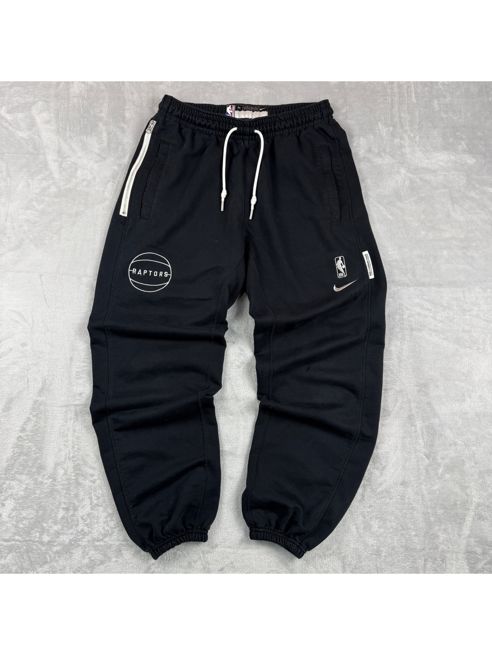 Toronto Raptors Nike Standard Issue Zip Sweatpants NBA Engineered Size M Player